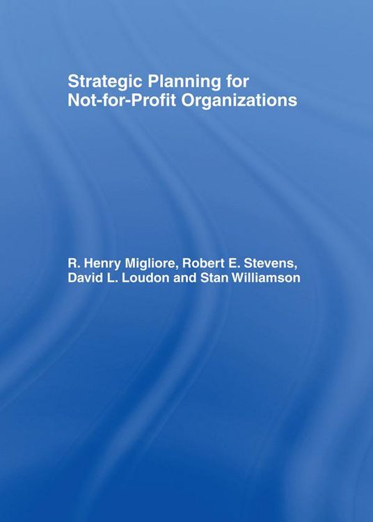 Produktbild: Strategic Planning for Not-for-Profit Organizations