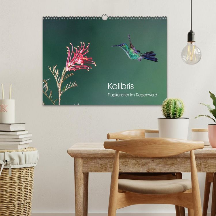 Produktbild: Kolibris - Flugk&uuml;nstler im Regenwald (Wandkalender 2026 DIN A3 quer), CALVENDO Monatskalender