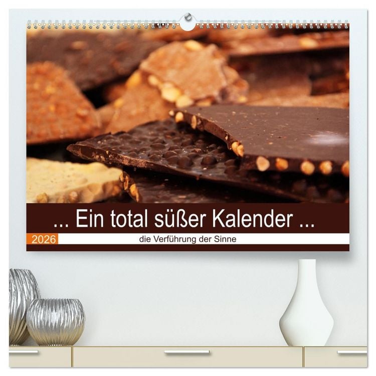 Produktbild: Ein total s&uuml;&szlig;er Kalender (hochwertiger Premium Wandkalender 2026 DIN A2 quer), Kunstdruck in Hochglanz