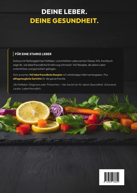 Produktbild: XXL Fettleber Kochbuch f&uuml;r Senioren: 140 leberfreundliche Rezepte f&uuml;r den Alltag