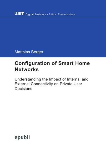 Produktbild: WIM Digital Business / Configuration of Smart Home Networks