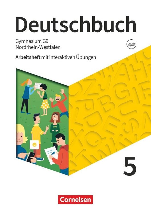 Produktbild: Deutschbuch Gymnasium - Nordrhein-Westfalen - 2019 - 5. Klasse - Arbeitsheft mit interaktiven Übungen auf scook.de