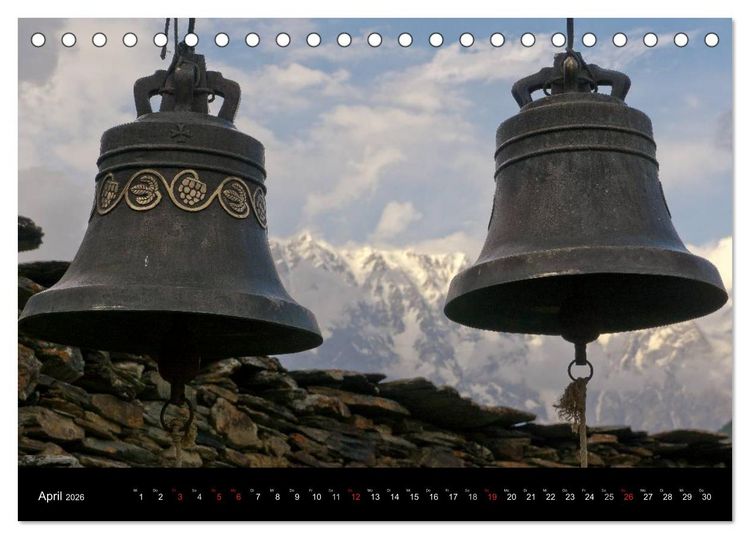 Produktbild: Impressionen aus Georgien (Tischkalender 2026 DIN A5 quer), CALVENDO Monatskalender