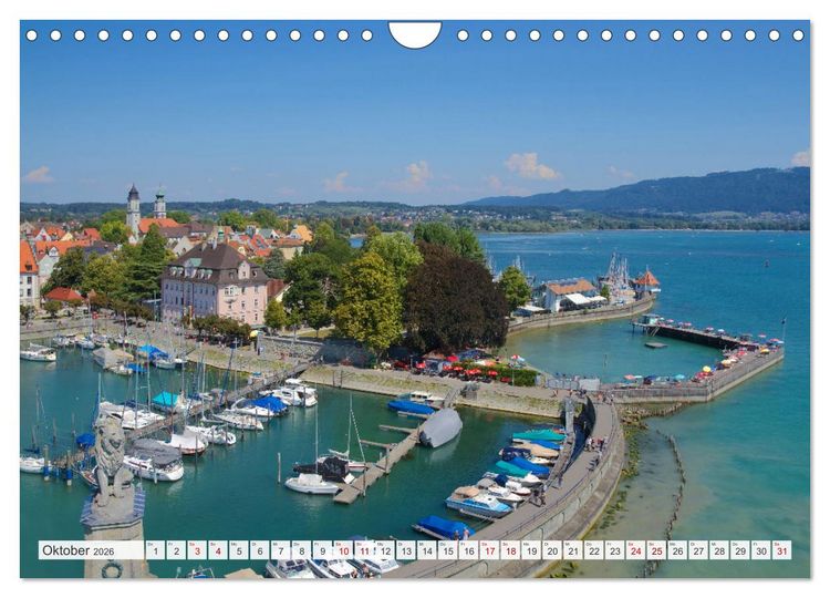 Produktbild: Bodensee - Traumlandschaften am Wasser (Wandkalender 2026 DIN A4 quer), CALVENDO Monatskalender