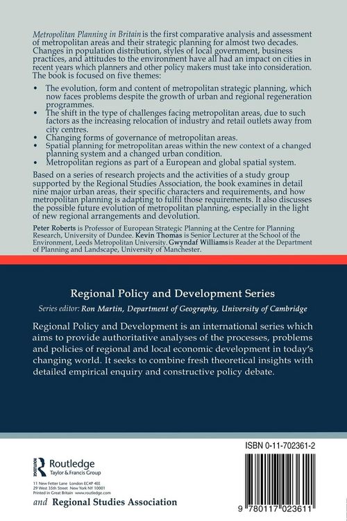 Produktbild: Metropolitan Planning in Britain