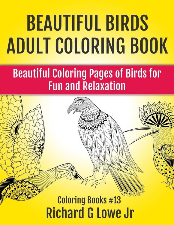 Produktbild: Beautiful Birds Adult Coloring Book