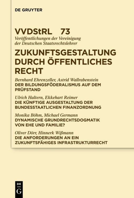 Produktbild: Zukunftsgestaltung durch &Ouml;ffentliches Recht
