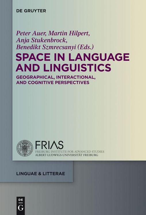Produktbild: Space in Language and Linguistics