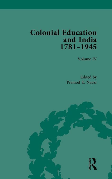 Produktbild: Colonial Education and India 1781-1945