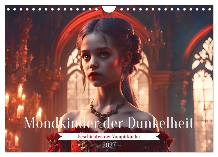 Produktbild: Mondkinder der Dunkelheit (Wandkalender 2027 DIN A4 quer), CALVENDO Monatskalender