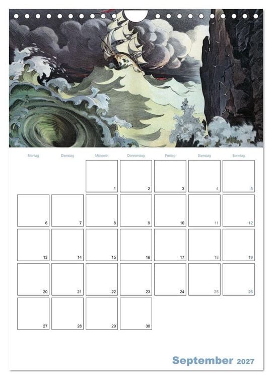 Produktbild: Segelschiffe - mit Planerfunktion (Wandkalender 2027 DIN A4 hoch), CALVENDO Monatskalender