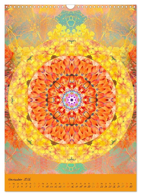 Produktbild: Bl&uuml;hende Mandalas (Wandkalender 2026 DIN A3 hoch), CALVENDO Monatskalender