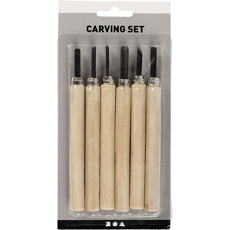 Produktbild: Creativ Company Schnitzwerkzeuge, 6er Set
