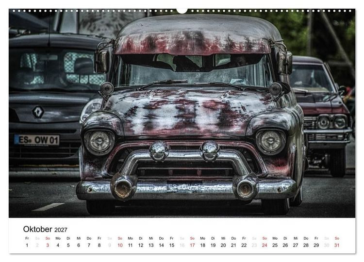 Produktbild: Custom Cars - M&auml;nnertr&auml;ume werden wahr (hochwertiger Premium Wandkalender 2027 DIN A2 quer), Kunstdruck in Hochglanz