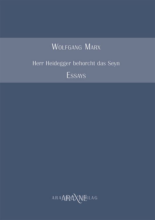 Produktbild: Herr Heidegger behorcht das Seyn