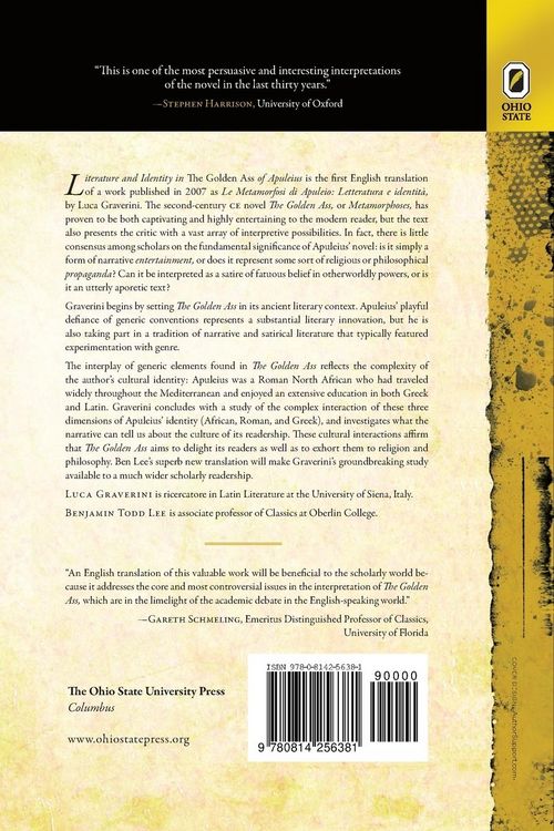Produktbild: Literature and Identity in The Golden Ass of Apuleius