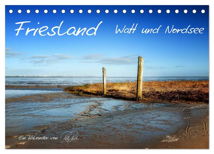 Produktbild: Friesland - Watt und Nordsee / CH-Version (Tischkalender 2026 DIN A5 quer), CALVENDO Monatskalender
