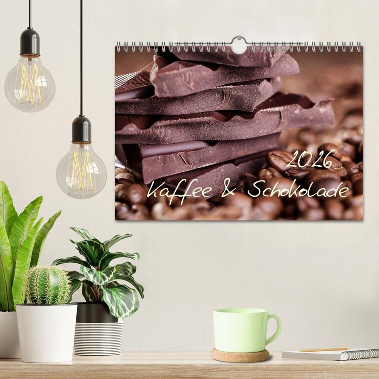 Produktbild: Kaffee & Schokolade (Wandkalender 2026 DIN A4 quer), CALVENDO Monatskalender