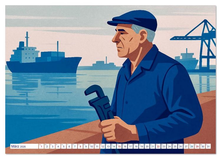 Produktbild: Siegfried Lenz (Tischkalender 2026 DIN A5 quer), CALVENDO Monatskalender