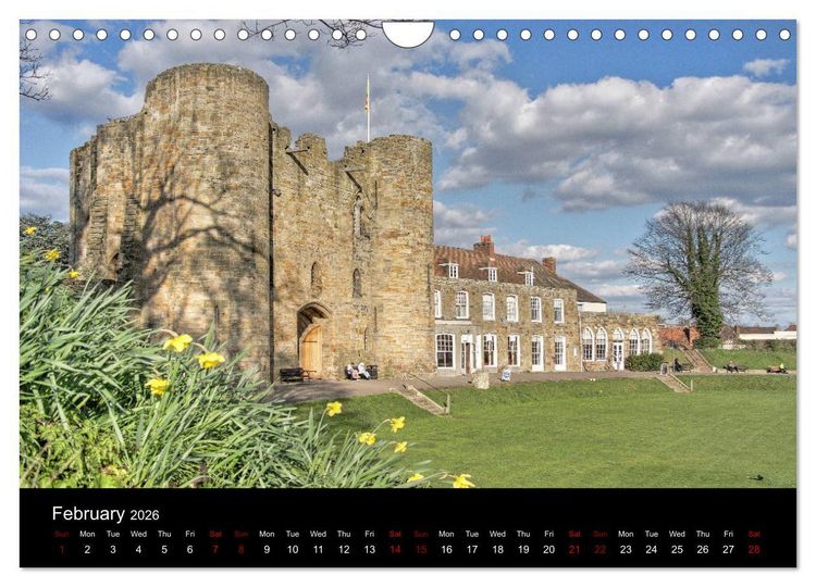 Produktbild: Castles of Kent and Sussex (Wall Calendar 2026 DIN A4 landscape), CALVENDO 12 Month Wall Calendar