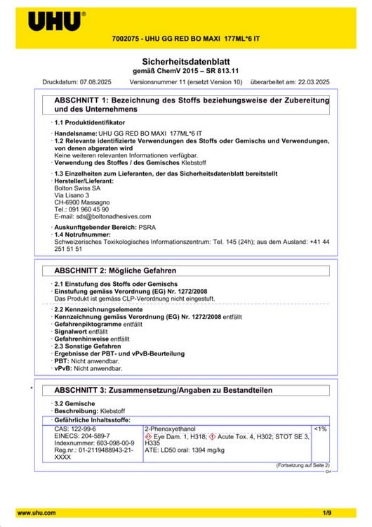 Produktbild: 3-f&auml;chrige Federmappe mit Inhalt