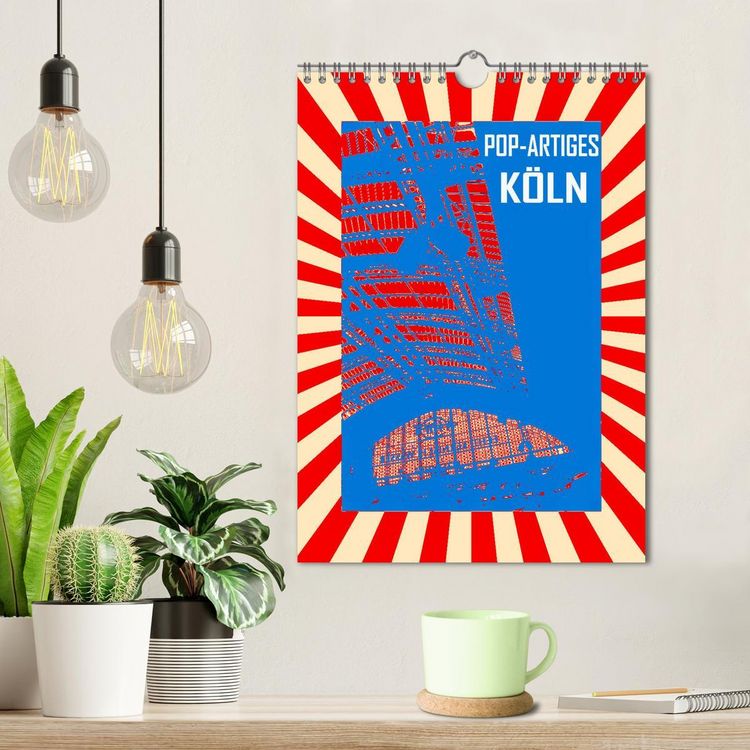 Produktbild: Pop-Artiges K&ouml;ln (Wandkalender 2026 DIN A4 hoch), CALVENDO Monatskalender