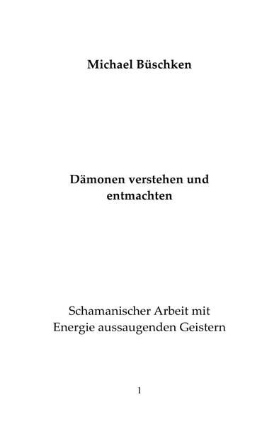 Produktbild: D&auml;monen verstehen und entmachten