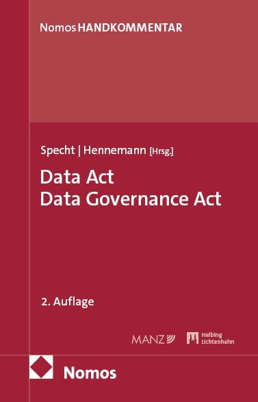 Produktbild: Data Act. Data Governance Act: DA, DGA