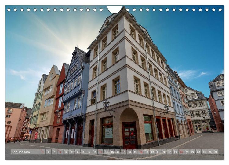 Produktbild: Frankfurts Neue Altstadt (Wandkalender 2026 DIN A4 quer), CALVENDO Monatskalender