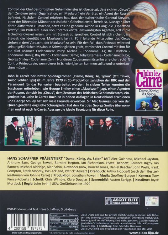 Produktbild: Dame, K&ouml;nig, As, Spion - Ungek&uuml;rzte Fassung [2 DVDs]