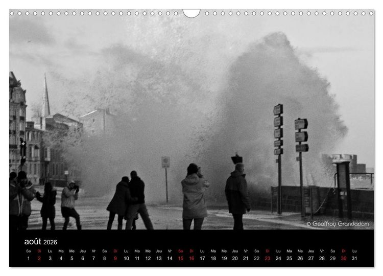 Produktbild: GRANDES MAR&Eacute;ES &Agrave; SAINT-MALO (Calendrier mural 2026 DIN A3 vertical), CALVENDO calendrier mensuel