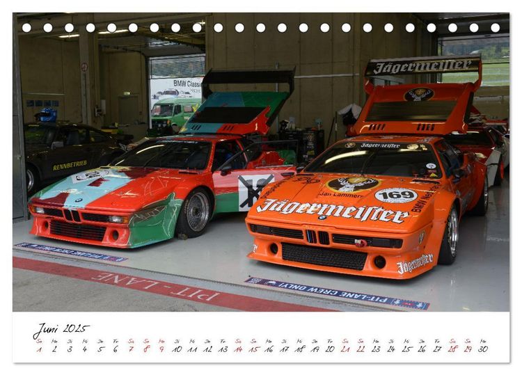 Produktbild: BMW M1 Procar (Tischkalender 2025 DIN A5 quer), CALVENDO Monatskalender