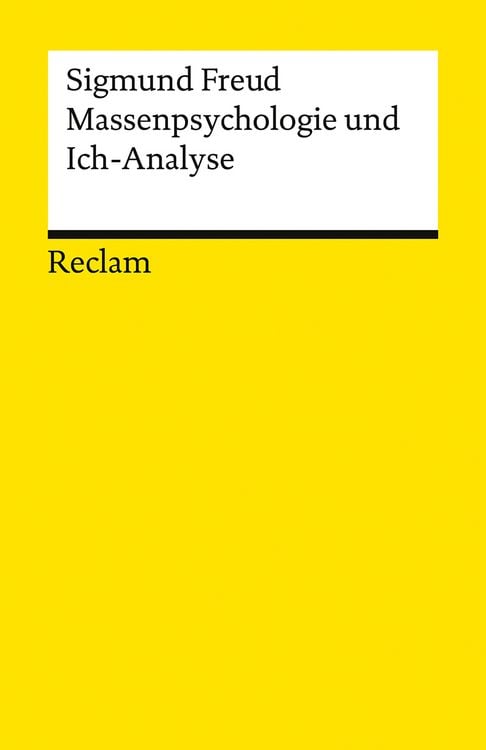 Produktbild: Massenpsychologie und Ich-Analyse