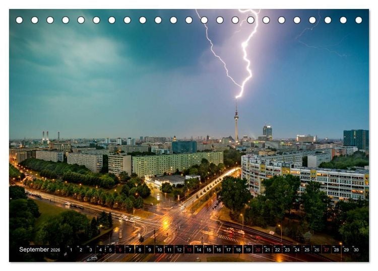 Produktbild: Berlin - Bilder einer Metropole (Tischkalender 2026 DIN A5 quer), CALVENDO Monatskalender