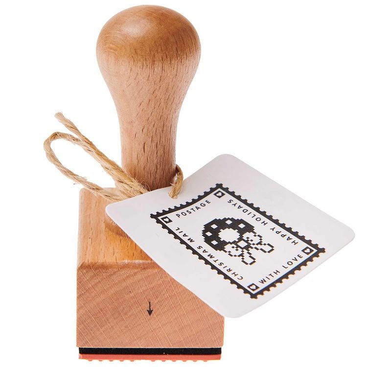 Produktbild: Stempel Weihnachtspost, Kranz 100% 32 x 45 x 70 mm