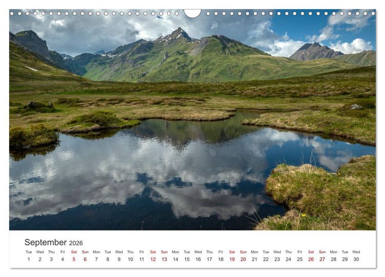 Produktbild: Aosta Valley and its nature (Wall Calendar 2026 DIN A3 landscape), CALVENDO 12 Month Wall Calendar