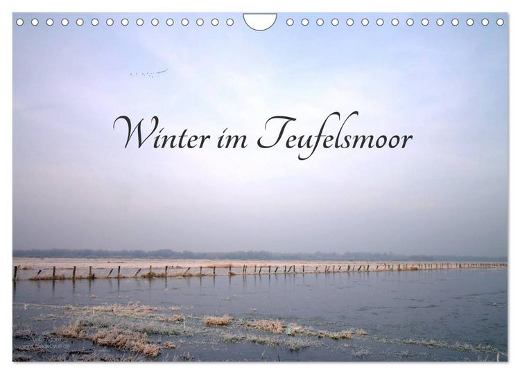 Produktbild: Winter im Teufelsmoor (Wandkalender 2026 DIN A4 quer), CALVENDO Monatskalender