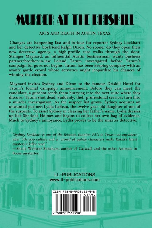 Produktbild: Murder at The Driskill - A Sydney Lockhart Mystery
