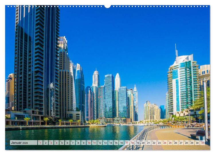 Produktbild: Dubai - Traumstadt der Scheichs (Wandkalender 2026 DIN A2 quer), CALVENDO Monatskalender