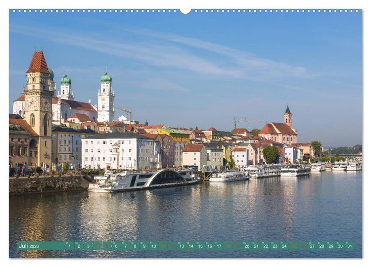 Produktbild: Donauufer im M&uuml;hlviertel (hochwertiger Premium Wandkalender 2026 DIN A2 quer), Kunstdruck in Hochglanz