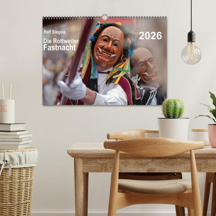 Produktbild: Die Rottweiler Fastnacht (Wandkalender 2026 DIN A3 quer), CALVENDO Monatskalender