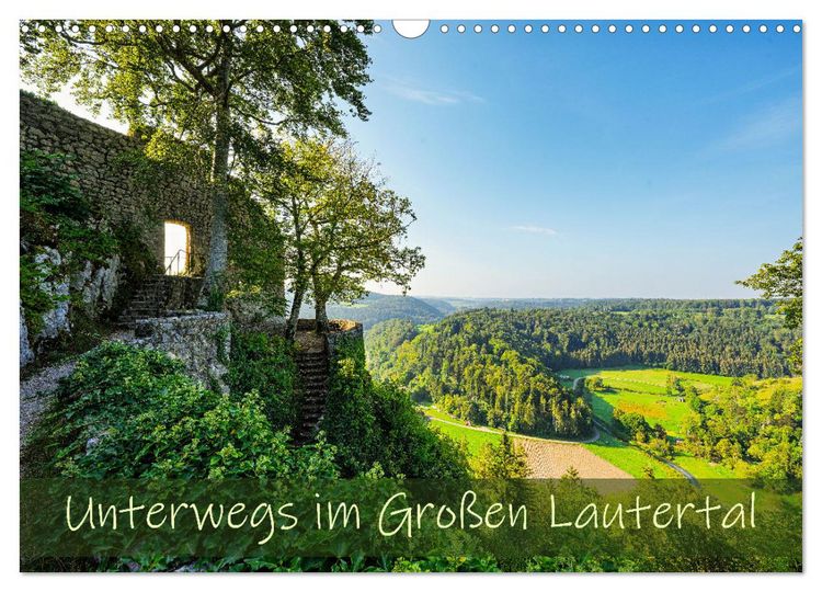 Produktbild: Unterwegs im Gro&szlig;en Lautertal (Wandkalender 2026 DIN A3 quer), CALVENDO Monatskalender