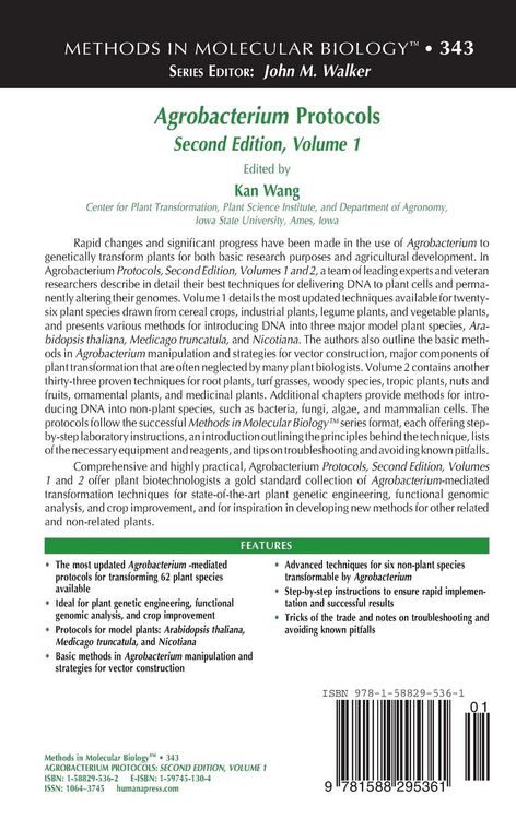 Produktbild: Agrobacterium Protocols