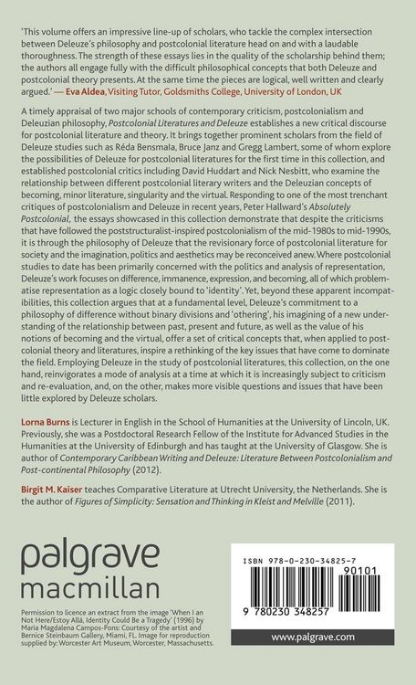 Produktbild: Postcolonial Literatures and Deleuze