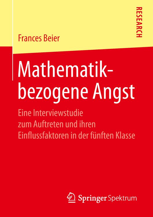 Produktbild: Mathematikbezogene Angst