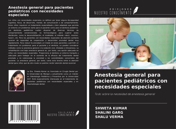 Produktbild: Anestesia general para pacientes pedi&aacute;tricos con necesidades especiales