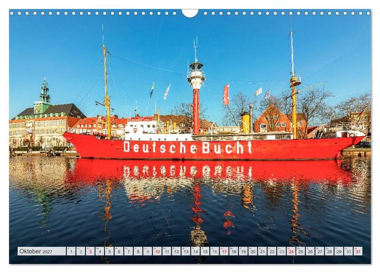 Produktbild: OSTFRIESLAND Wundervolle Halbinsel am Wattenmeer (Wandkalender 2027 DIN A3 quer), CALVENDO Monatskalender