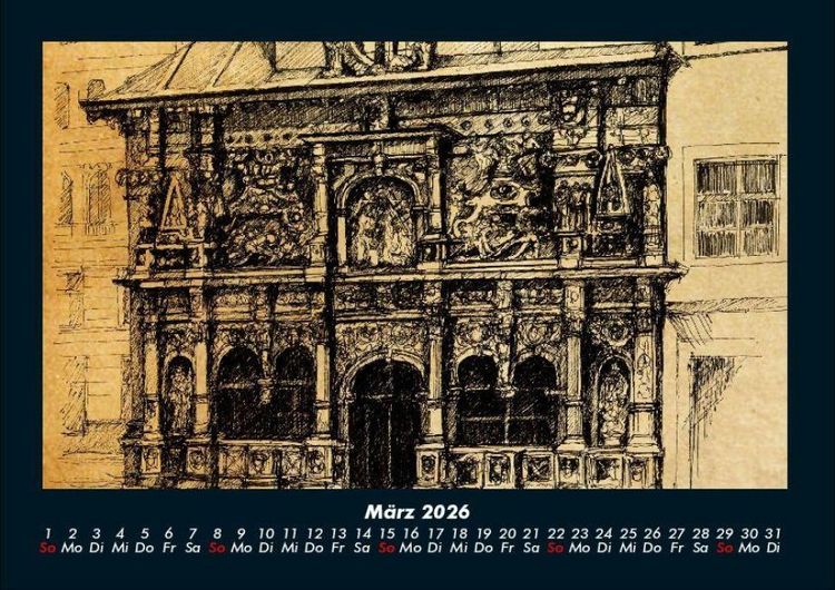 Produktbild: Kunstkalender 2026 Fotokalender DIN A4