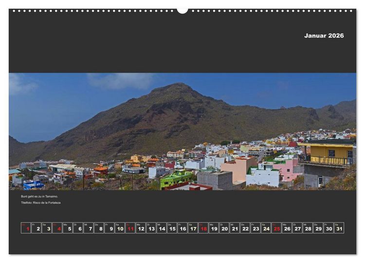Produktbild: Teneriffa im Panorama (Wandkalender 2026 DIN A2 quer), CALVENDO Monatskalender
