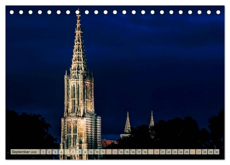 Produktbild: B&uuml;hne frei f&uuml;r Ulm an der Donau (Tischkalender 2026 DIN A5 quer), CALVENDO Monatskalender